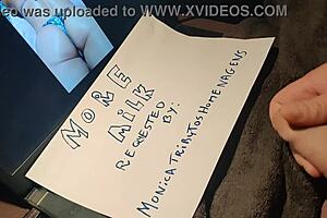 ifoslave requests more milk from monicatributoshomenagens' lactating tits.