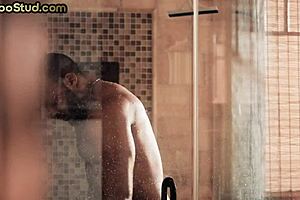 Secret Gay BJ Under Table After Bareback Assfucking Orgy