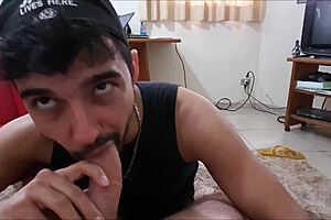 Garoto De Programa Marcos Goiano Sucking Huge Cock With Pure Desire. I Can’t Get Enough Of This Hot Action!