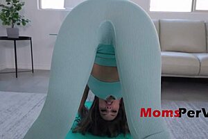 Ultra Hot Milf In Yoga Pants Fucks Stepson