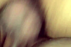 Black Pussy Gets Creampie in Intense Fucking