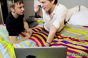 Emo outdoor gay bareback buddies live fuck show