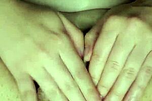 Feeling hot and unable to hold back in vertical video