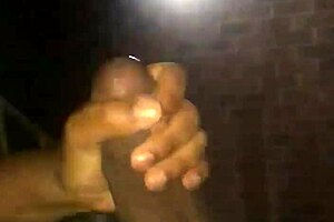 Intense sloppy blowjob action in the hallway