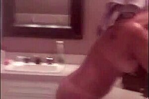 SEXY WIFE SPIED in Bathroom by Hidden Cam!