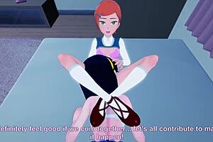 i'm violet parr in this threesome competition special