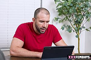 Hot sex robot endures intense testing by horny guy, including cunilingus, blowjob, and deep fucking.