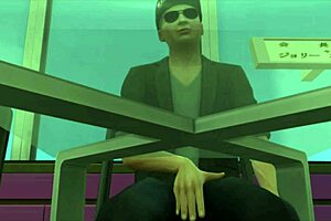 Asian Blowbang Bukkake with Cum Handjob in Japanese Anime Hentai Game.