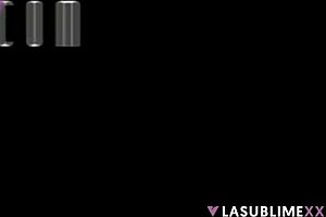 Morgan Moon takes big cock in pussy and ass