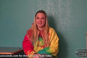 new model first time video sarah is only 19 and from wisconsin