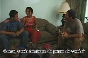 Gostosa Libera a Buceta e o Cu e É Esculachada Pelos 2 Dotados na Dp