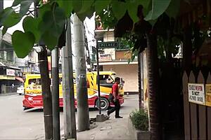 exploring sanciangko street in cebu philippines with filipina tourists 😊