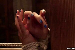 Blonde In Wooden Stock Rough Banged Deepthroat Choking