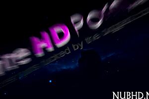 Naked teen with small tits rides and sucks balls