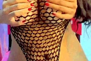 she sits deliciously, letting cum in mouth