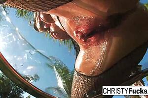 Hot Brunette Pornstar Christy Mack Shows Tattooed Body In Solo Compilation