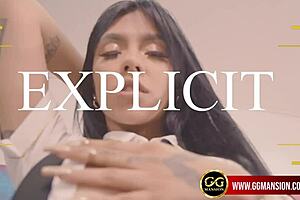 slightly aggressive lesbian gameplay with blonde latina brunette big asses ends hot in ggmansion