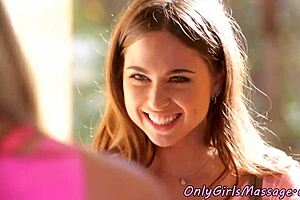 Seductive Masseuse Pleasures Babe With Tribbing And Kisses.