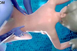 three dickgirls fucking asses in 3d