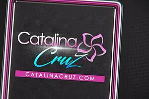 Catalina Cruz bounces in spooning position