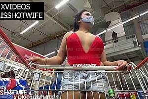 kriss hotwife showing off in short and body, you slut?