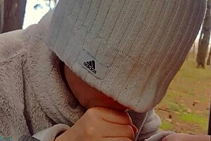 blowjob milf whore picked up from the highway gets cum on face