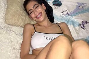 My step sister loses a bet and ends up sucking my cock