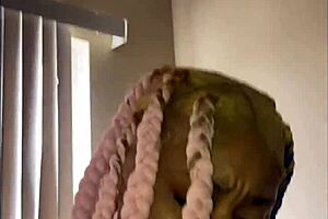 Pov king sucks black ebony tits and wet pussy