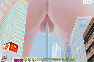 MMD porn : Giantess Shouta’s reduction spell plan