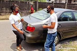 I had a hardcore doggystyle fuck with my usual taxi driver in the car