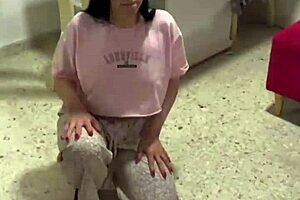 First porn video sees young wife show off deepthroat skills