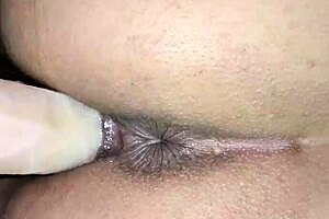 Mature woman squirts on my cock with a creampie