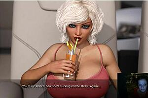 Can't stop staring at her huge boobs on holiday?