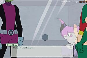 I’m so into raven’s hot handjob in 18titans episode 13, it’s unreal!