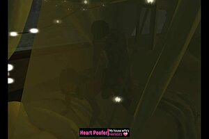 lazy creamy doggy style with bent over anime babe, hentai passion