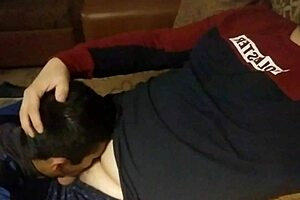 Blowjob after a satisfying encounter