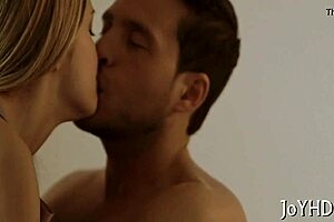 A youthful amateur eagerly sucks cock before a deep hard fuck