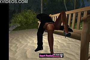 i asked if he swallowed in this cartoon sex scene