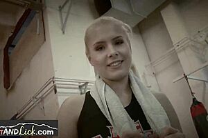 European Babes Engage in Athletic Wrestling Match