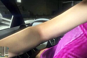 gta 5 - first person hooker 3 in car