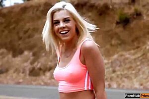 Blonde Cums From Big Dick