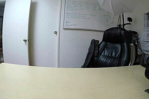 Jojo's blonde casting interview turns into blowjob.