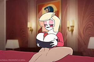 Charlie Morningstar Slamming Alastor Hard in Hotel Room Chaos, Oh Yeah!