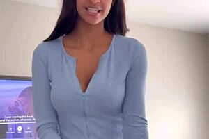 Hey, this sexy ebony POV babe craves cum on her face