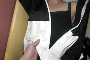 Perverted Couple Nervously Does H in Forbidden Place