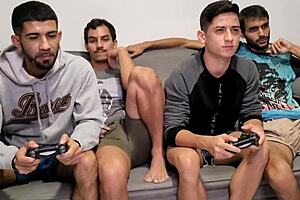It is a gathering place for gay teens and amateurs to play games together turned into wild party