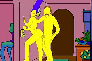 Simpsons’ Homer goes to the Moe’s Tavern, in the hentai animated movie