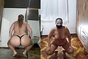 Homemade Anal Video with Fat Slut in Lingerie