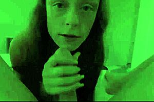 tiny stepsister visits stepbrother's room for family talk pov - lily glee