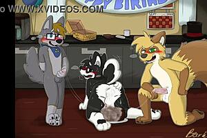 Gay furry dog lovers in action steamy compilation